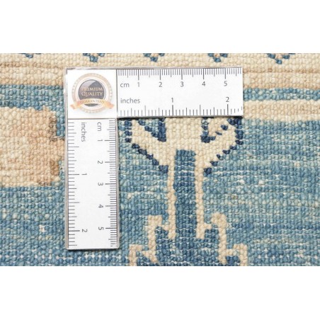 Tappeto Kazak Fine Pakistan azzurro grigio 267x367