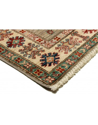 Tappeto Kazak Fine Pakistan bianco marrone 82x257