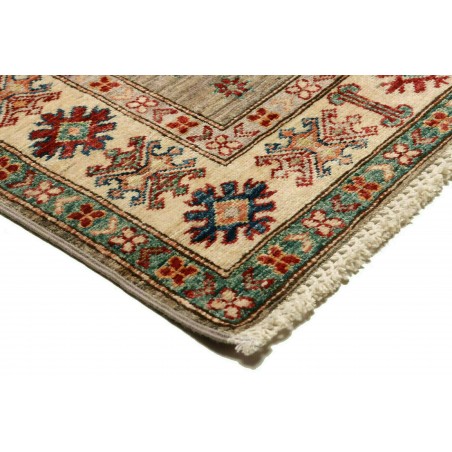 Tappeto Kazak Fine Pakistan bianco marrone 82x257