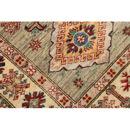 Tappeto Kazak Fine Pakistan bianco marrone 82x257