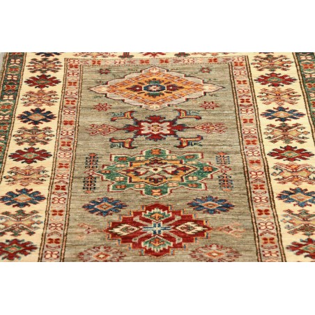 Tappeto Kazak Fine Pakistan bianco marrone 82x257