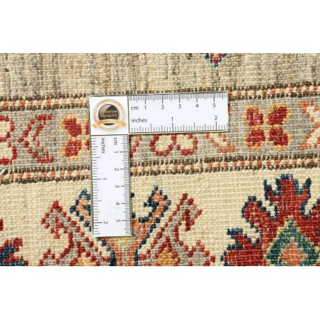 Tappeto Kazak Fine Pakistan bianco marrone 82x257