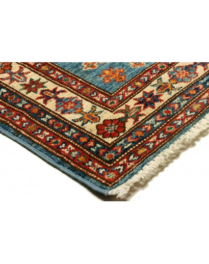 Tappeto Kazak Fine Pakistan azzurro marrone 81x295