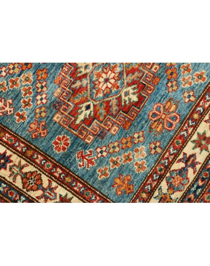 Tappeto Kazak Fine Pakistan azzurro marrone 81x295