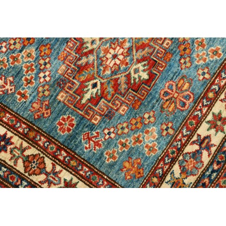 Tappeto Kazak Fine Pakistan azzurro marrone 81x295