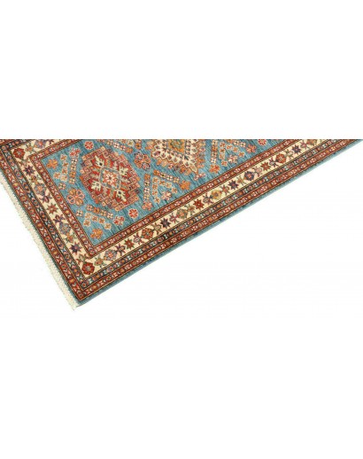 Tappeto Kazak Fine Pakistan azzurro marrone 81x295