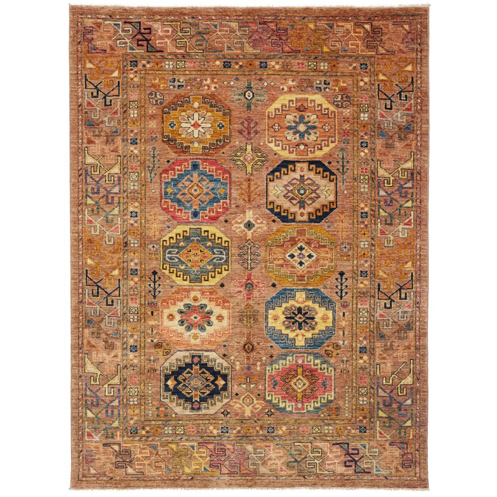 Tappeto Tribal Pakistan arancione 151x200 Tappeto Tribal Pakistan arancione 151x200