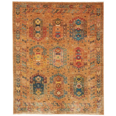Tappeto Tribal Pakistan arancione 150x185