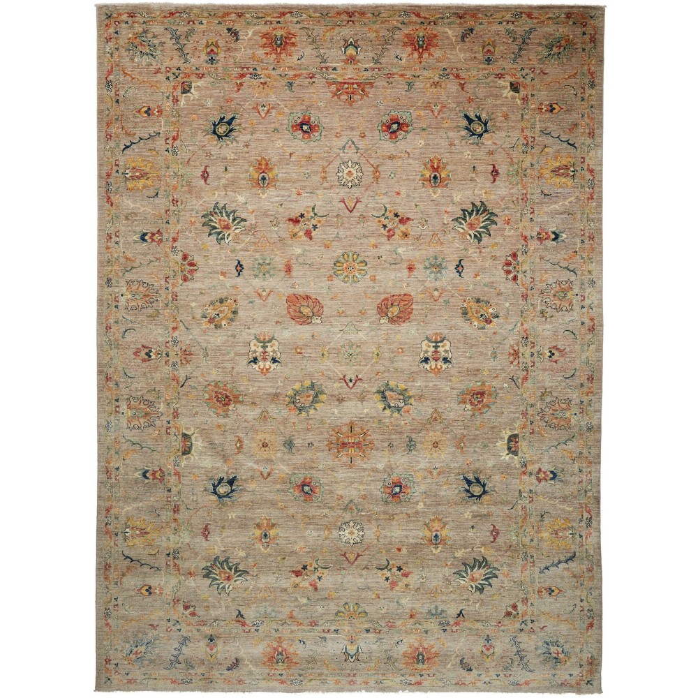 Tappeto Zigler Fine Pakistan marrone grigio 273x376 Tappeto Zigler Fine Pakistan marrone grigio 273x376