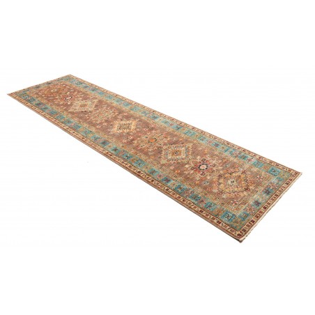 Tappeto Kazak Fine Pakistan azzurro grigio 82x298