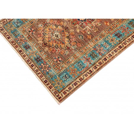 Tappeto Kazak Fine Pakistan azzurro grigio 82x298