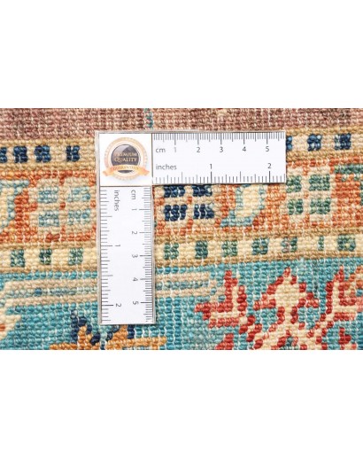 Tappeto Kazak Fine Pakistan azzurro grigio 82x298