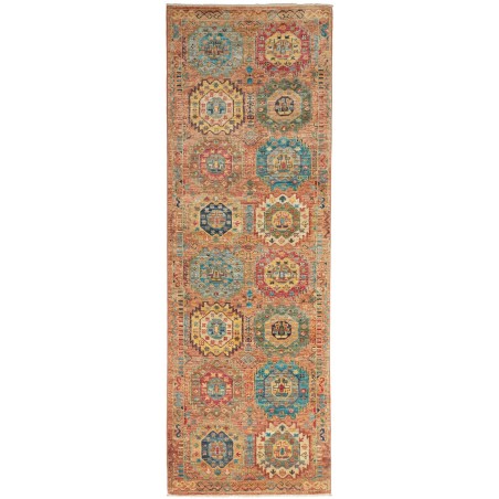 Tappeto Tribal Pakistan marrone 80x240