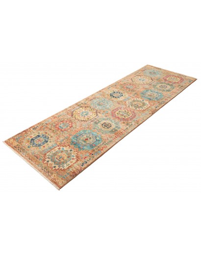 Tappeto Tribal Pakistan marrone 80x240