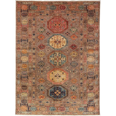 Tappeto Kazak Fine Pakistan marrone 147x200