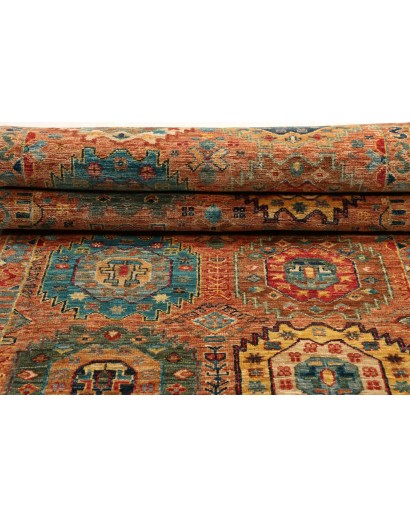 Tappeto Tribal Pakistan marrone 80x240