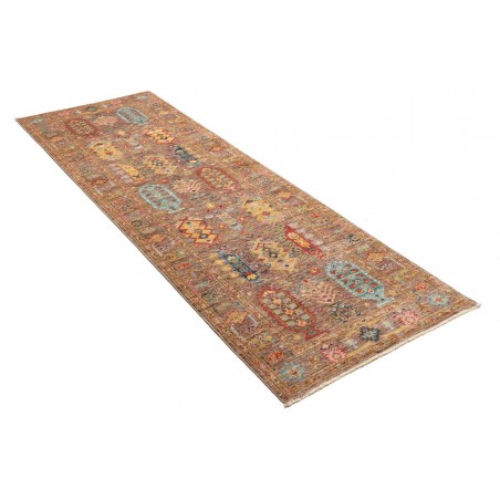 Tappeto Tribal Pakistan marrone bianco 79x243