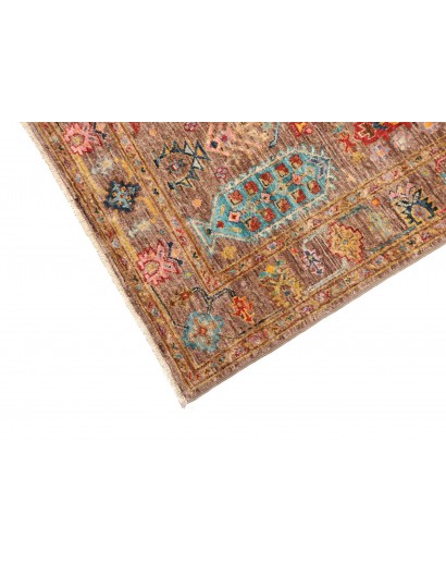 Tappeto Tribal Pakistan marrone bianco 79x243