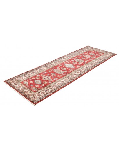 Tappeto Kazak Fine Pakistan marrone grigio 75x246