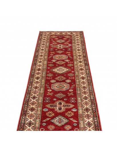 Tappeto Kazak Fine Pakistan marrone grigio 75x246