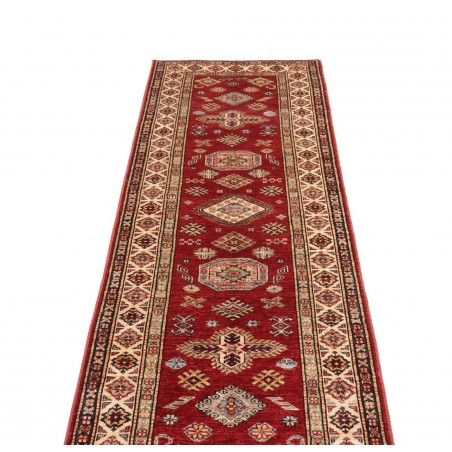 Tappeto Kazak Fine Pakistan marrone grigio 75x246