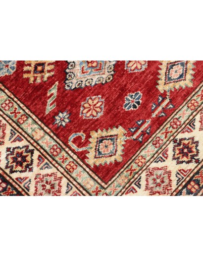 Tappeto Kazak Fine Pakistan marrone grigio 75x246