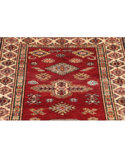 Tappeto Kazak Fine Pakistan marrone grigio 75x246