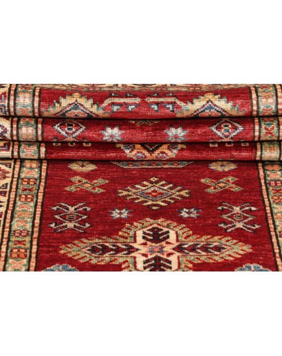Tappeto Kazak Fine Pakistan marrone grigio 75x246