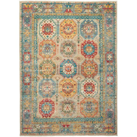 Tappeto Tribal Pakistan marrone 150x206