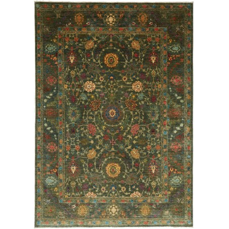 Tappeto Shahi Fine Pakistan verde 206x297