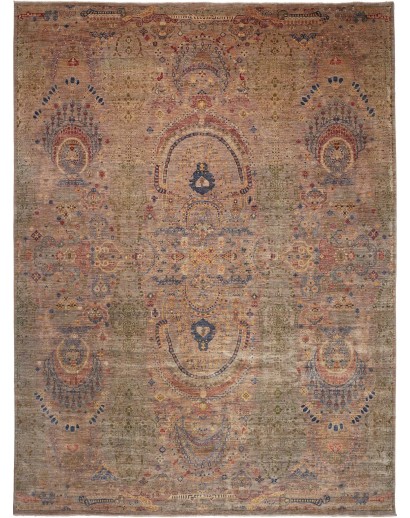 Tappeto Shahi Fine Pakistan bianco grigio 297x408