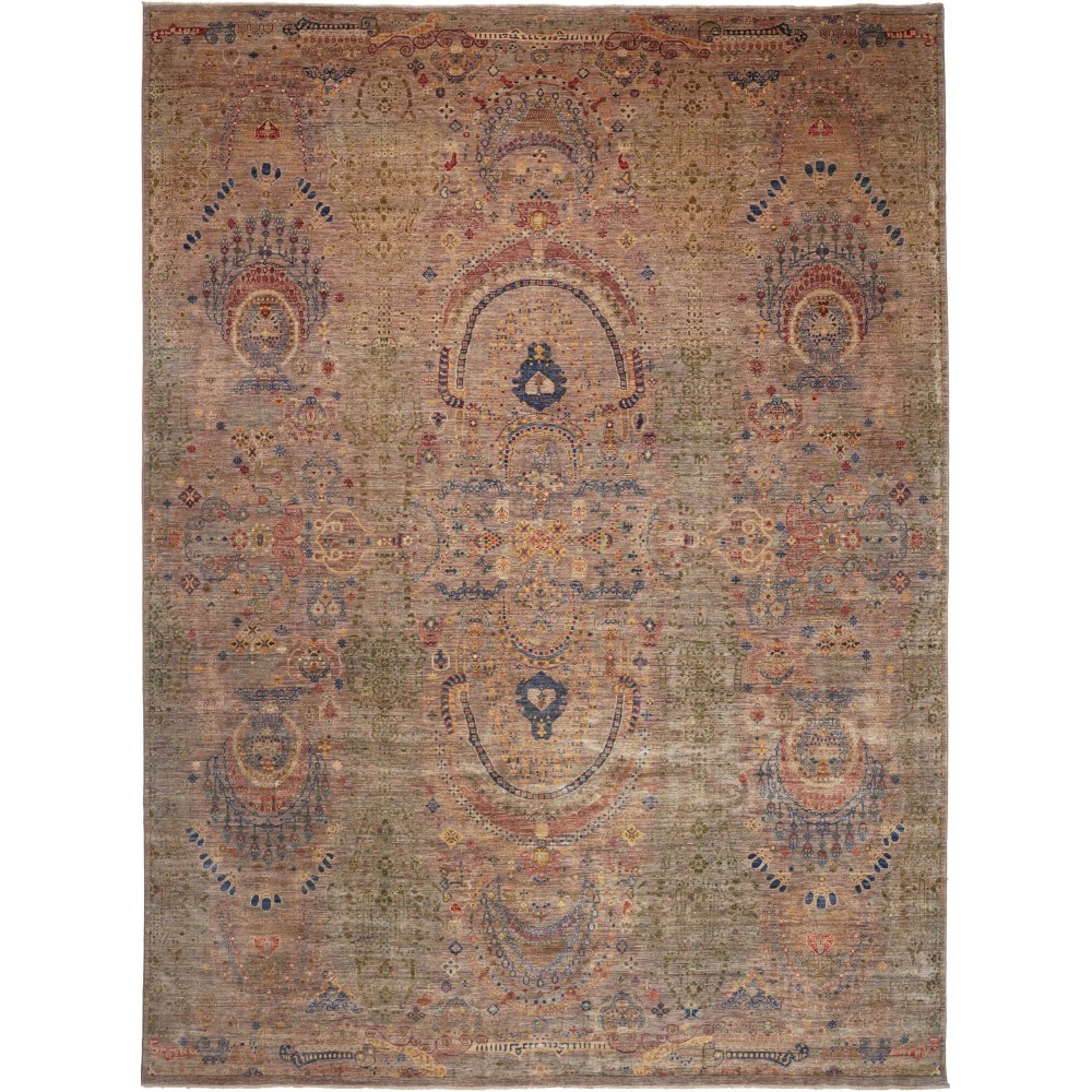 Tappeto Shahi Fine Pakistan bianco grigio 297x408 Tappeto Shahi Fine Pakistan bianco grigio 297x408