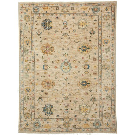 Tappeto Malka Pakistan marrone verde 150x197