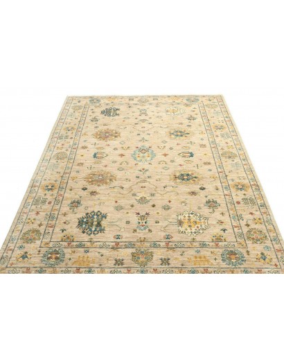 Tappeto Malka Pakistan marrone verde 150x197