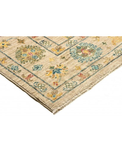 Tappeto Malka Pakistan marrone verde 150x197