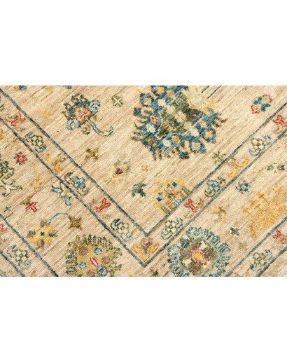 Tappeto Malka Pakistan marrone verde 150x197