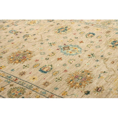 Tappeto Malka Pakistan marrone verde 150x197