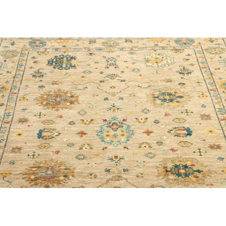 Tappeto Malka Pakistan marrone verde 150x197