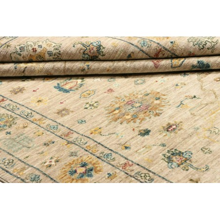 Tappeto Malka Pakistan marrone verde 150x197