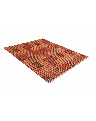 Tappeto Barjesta Pakistan marrone arancione 152x206