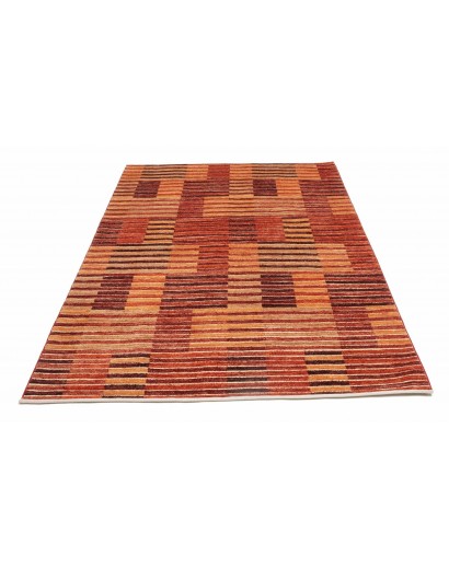 Tappeto Barjesta Pakistan marrone arancione 152x206