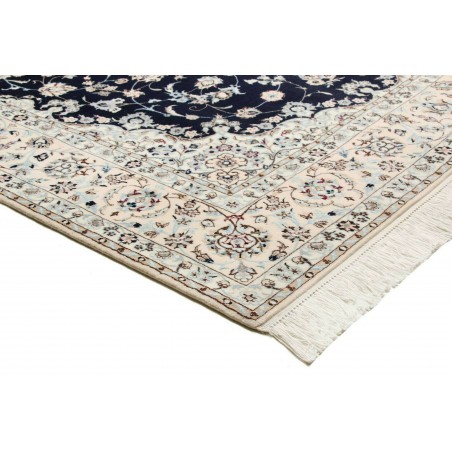 Tappeto Nain 6La Persia bianco blu 153x240