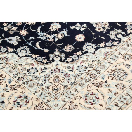 Tappeto Nain 6La Persia bianco blu 153x240