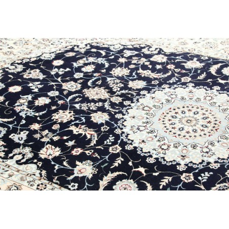 Tappeto Nain 6La Persia bianco blu 153x240