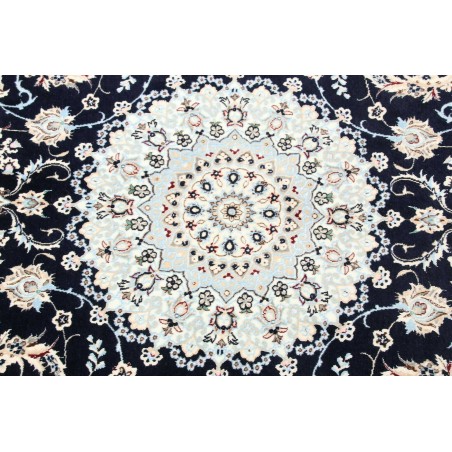 Tappeto Nain 6La Persia bianco blu 153x240