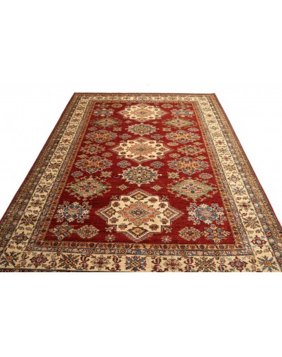 Tappeto Kazak Fine Pakistan marrone giallo 209x290