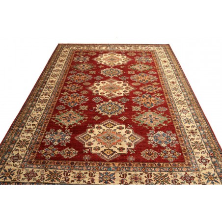 Tappeto Kazak Fine Pakistan marrone giallo 209x290