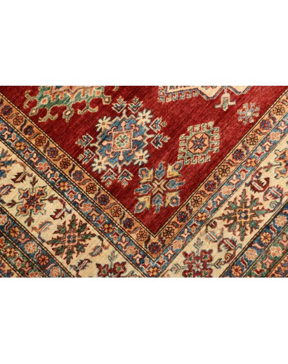 Tappeto Kazak Fine Pakistan marrone giallo 209x290