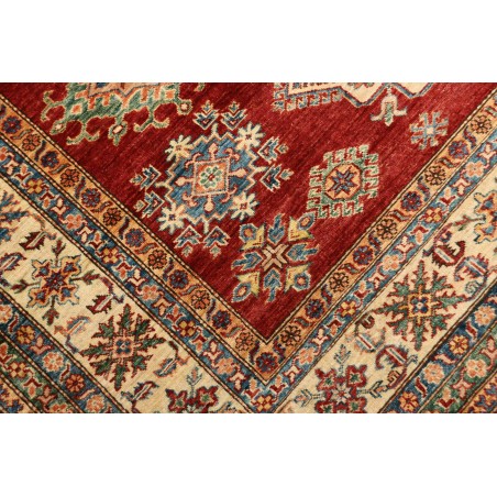 Tappeto Kazak Fine Pakistan marrone giallo 209x290