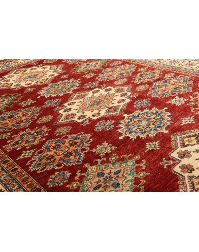 Tappeto Kazak Fine Pakistan marrone giallo 209x290